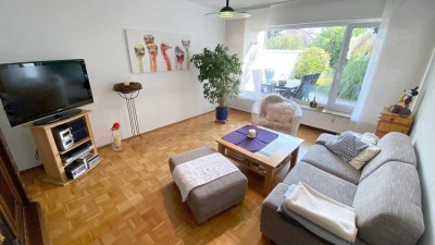 Schöne 3,5-Zimmer-Erdgeschosswohnung mit Terasse und Einbauküche im Westen Frankfurts