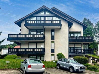 Frisch renovierte 1-Zimmer-Eigentumswohnung mit großem Balkon in zentraler Lage von Bad Herrenalb