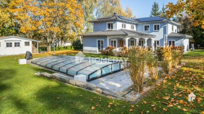 Exklusive Villa: großes Grundstück, Pool, PV-Anlage, Sauna & Luxusausstattung – Preis auf Anfrage