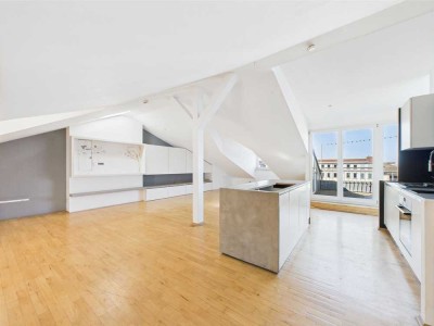 Charmante, frisch sanierte Dachgeschosswohnung in Darmstadt mit Dachterrasse