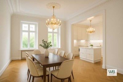 Stuck-Altbauwohnung komplett renoviert - Östliche Ringgebiet Braunschweig OHNE Provision