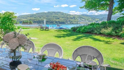Luxuriöses Atriumhaus in bester Wörtherseelage mit Bootsplatz