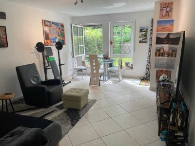 Attraktive 2-Zimmer-Wohnung mit Terrasse und Garten in Harxheim