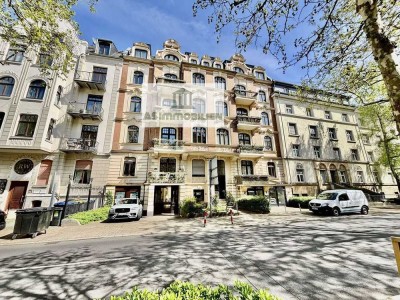 AS IMMOBILIEN: 2-Zimmer Wohnung 4OG ohne Aufzug Einbauküche kleiner Balkon Hinterhaus - Wiesbaden