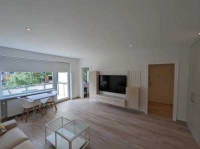Geschmackvolle, neuwertige 1-Raum-Loft-Wohnung mit Balkon und Einbauküche in Hamburg Wandsbek