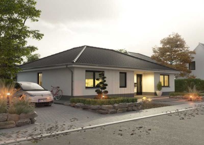 Platz für die ganze Familie – Bungalow mit cleverer Raumaufteilung