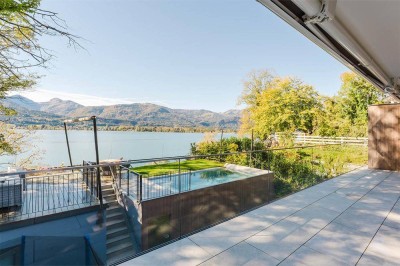 LOGENPLATZ IN ERSTER SEEREIHE!Luxusmaisonette mit Pool und Boje am Wolfgangsee