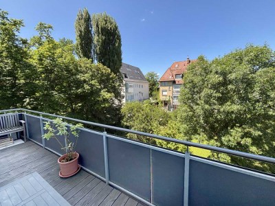 Tolle Dachgeschoss-Maisonette-Wohnung in Aussichtslage