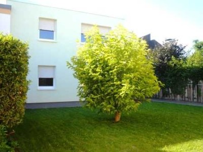 Helles Atriumhaus auf drei versetzten Ebenen