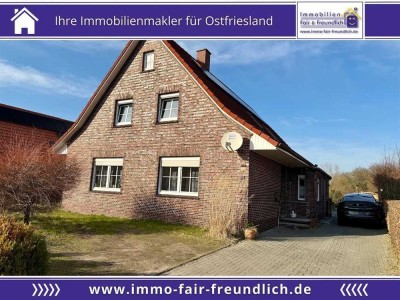 Einfamilienhaus mit Kaminofen, großem Grundstück und Doppelgarage in Aurich Egels