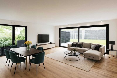 Premium-Maisonettewohnung mit Gartenanteil (Haus-in-Haus)