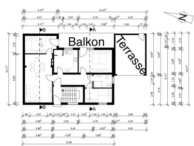 Gepflegte Wohnung mit vier Zimmern, Balkon und Terrasse in Mülheim-Kärlich