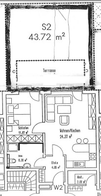 2-Zimmer-Erdgeschosswohnung  mit Garten und Stellplatz  in Mühlheim am Main