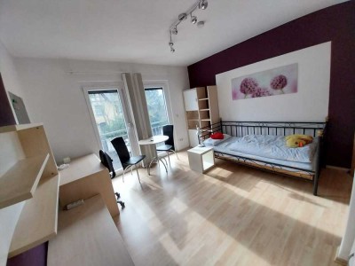 Studentenappartement Nähe Uni (Frauenland), 1 Zi, 21qm, möbliert