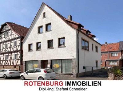 RESERVIERT - Wohnhaus mit Gewerbe, Nebengebäude und großem Obstgarten in  Rotenburg-Lispenhausen