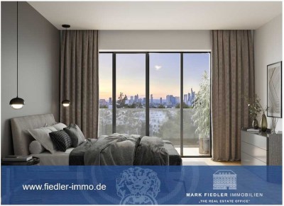 Urbane Eleganz - Ihr Rückzugsort mit Skyline-Panorama!