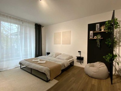 Stilvolle, neuwertige 1-Zimmer-Wohnung mit luxuriöser Innenausstattung mit EBK in Ratingen