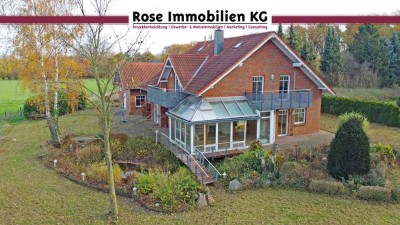 Großzügig wohnen im Grünen – Familienidylle mit Weitblick in Petershagen