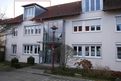 Mietwohnung in Langenargen - 2,5-Zimmer DG-Wohnung mit TG-Stellplatz