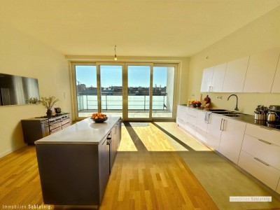 LUXURIÖSE DAGESCHOSS-MAISONETTE! Erstbezug - 4 Zimmer - Klimaanlage - 2 Freiflächen