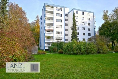 Ruhige Parklage - renovierungsbedürftige 2 Zi.-Wohnung mit sonnigem Balkon