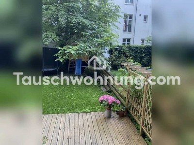 Tauschwohnung: Schöne Wohnung mit Garten, grün und ruhig