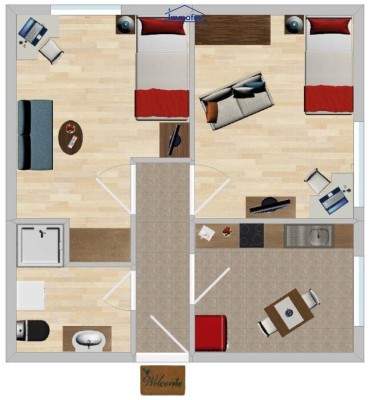 Vermietete Anlegerwohnung in zentraler Lage