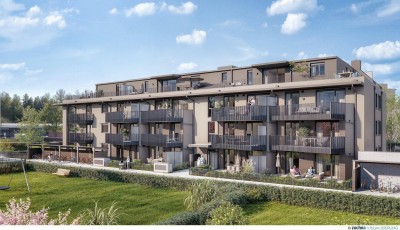 2 Zimmer Dachgeschoß Wohnung mit 34m² Terrasse in Bürmoos