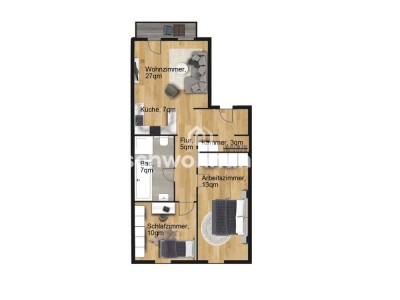 Tauschwohnung: Schöne Wohnung mit großer WK + Balkon + Gemeinschaftsgarten