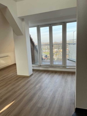 Maisonette mit Dachterrasse und Parkblick in Leipzig-Abtnaundorf