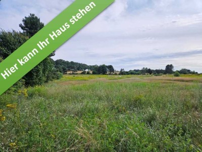 Familienleben auf einer Ebene im kommenden Baugebiet in Wettmar.