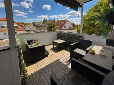Charmante Wohnung mit Südwest-Balkon, Kamin & Tageslichtbad