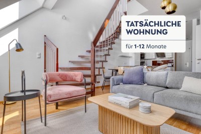 Dachgeschosswohnung inkl. privater Terrasse! 1,5 Zimmer mit viel Stauraum. Ruhelage: an der Schmelz(VIE166)
