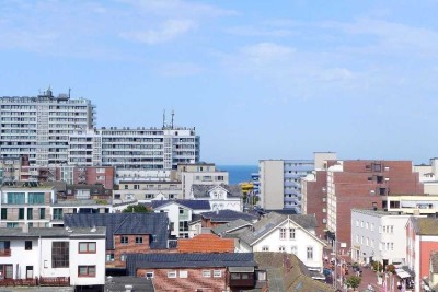 MEERBLICK inclusive! 2-Zimmer-Wohnung mit WEST-Loggia u. Tiefgaragen-Stellplatz