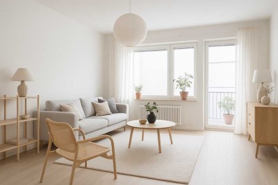 Renovierte Wohnung mit Balkon und Küche in energetisch modernisierten Haus - Provisionsfrei