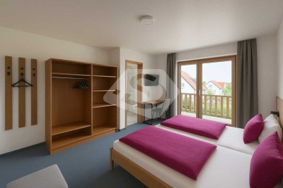 25 Zimmer mit Umwandlungspotenzial