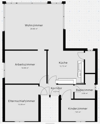 Ruhige 4-Zimmer-Wohnung in Uslar