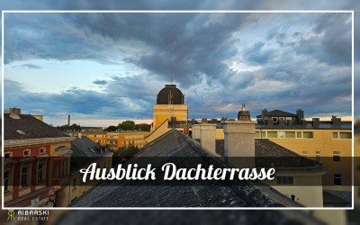 Wohnen in Verbundenheit - Charakterwohnung mit uneinsehbarer Dachterrasse - auch perfekt als LOFT - provisonsfrei, inkl. 2 TG Plätze