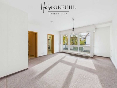 Bezugsfertige, zentrale 1 Zi.-Wohnung mit Balkon