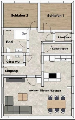 Bungalow-Vermietung in zentraler Lage von Nottuln