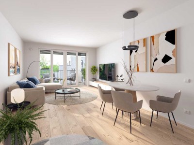 3-Zimmer-Wohnung mit Balkon und separater Küche im 2. OG