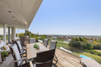 Modernes Architekten-Meisterwerk: Urlaubsambiente in State-of-the-art Villa mit Erdwärme und einzigartigem Blick auf den See