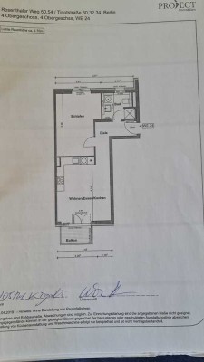 Sonnige 2-Zimmer Wohnung im 4. OG mit Garage in Berlin-Französisch Buchholz