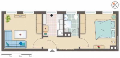 2-Zimmer Wohnung in Hattingen zu vermieten
