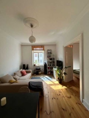 2 Zimmer in stilvoller 3 Zimmer Wohnung hinter der Alten Oper / Welle zur Untermiete