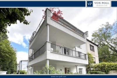 VON POLL BAD HOMBURG:
Barrierefreie, neuwertige 3-Zi-Stadtwohnung mit überdachter SW-Terrasse