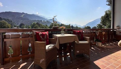 Maisonettewohnung in sehr guter Lage mit phantastischen Bergblick