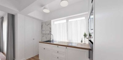 Stilvolle, modernisierte 1,5-Raum-Wohnung mit Balkon und EBK in Kaiserslautern