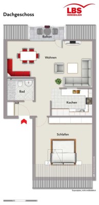 Frechen-Zentrum! Top- modernisierte Dachgeschosswohnung!