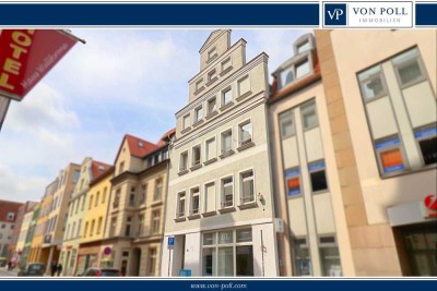 Vermietete Etagenwohnung mit Fahrstuhl und Balkon inmitten der Altstadt Stralsunds